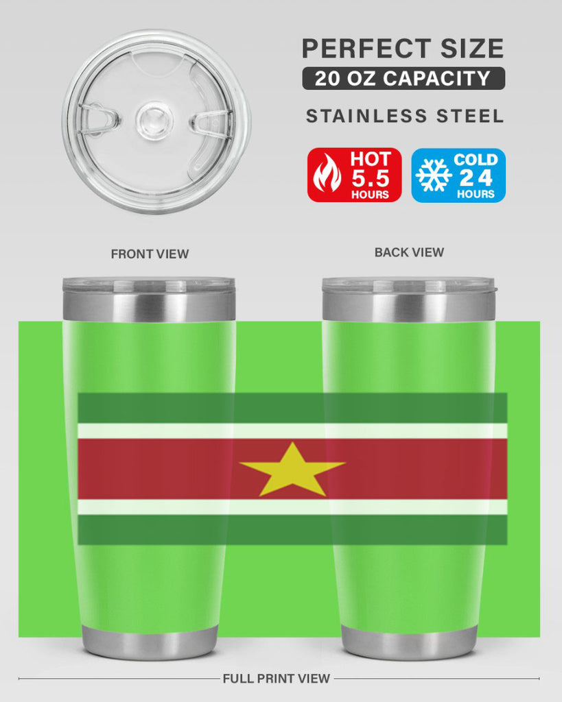 Suriname 30#- world flags- Tumbler