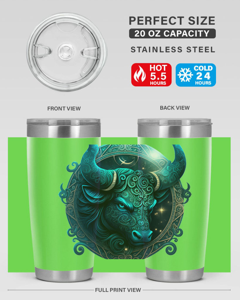 Taurus 485#- zodiac- Tumbler
