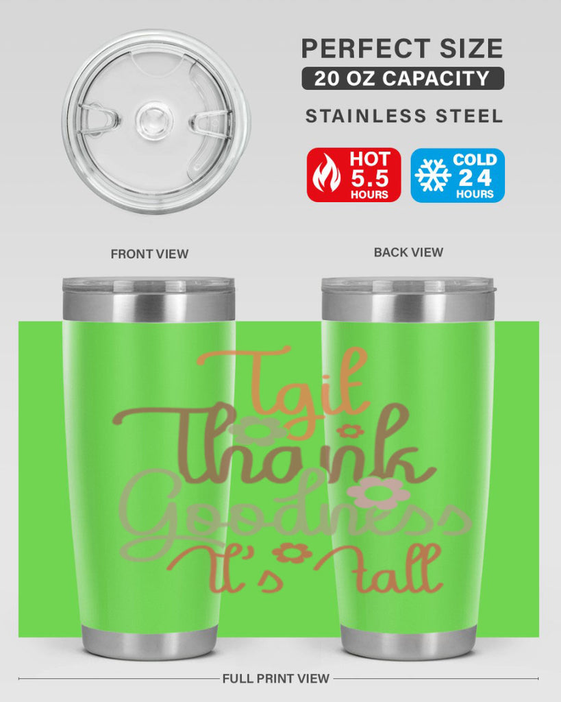 Tgif Thank Goodness Its Fall 596#- fall- Tumbler