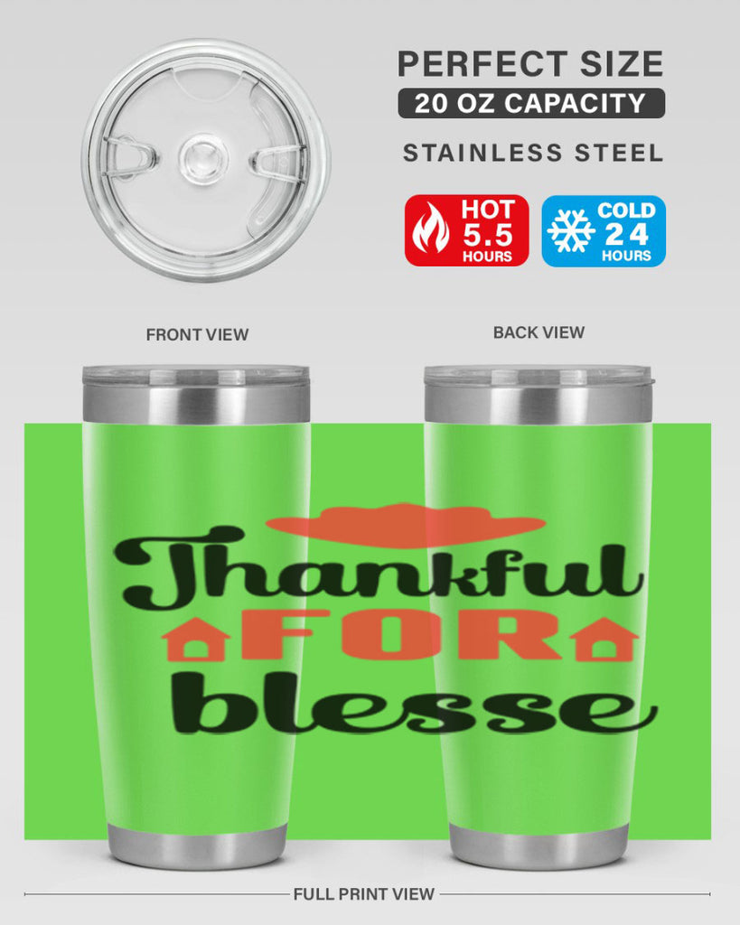 Thankful for blesse 599#- fall- Tumbler
