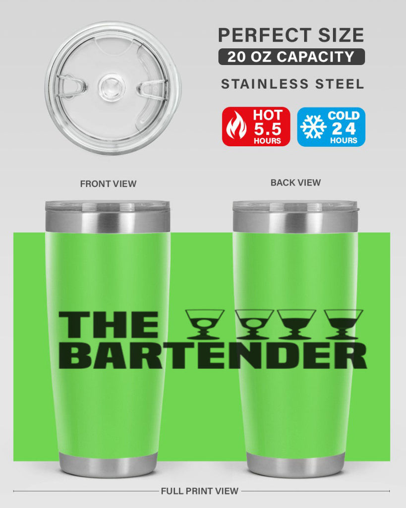 The bartender Style 12#- bartender- tumbler
