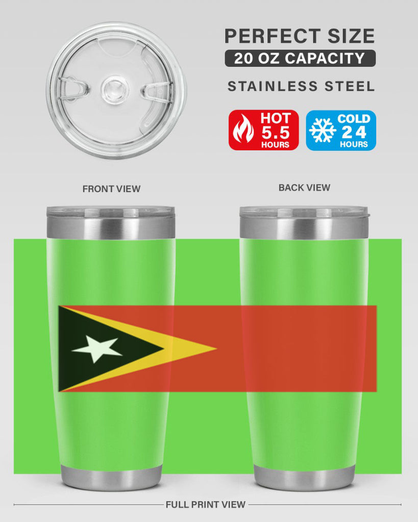 TimorLeste 22#- world flags- Tumbler
