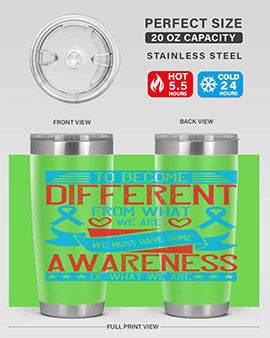 To become different from what we are we must have some awareness of what we are Style 11#- self awareness- Tumbler