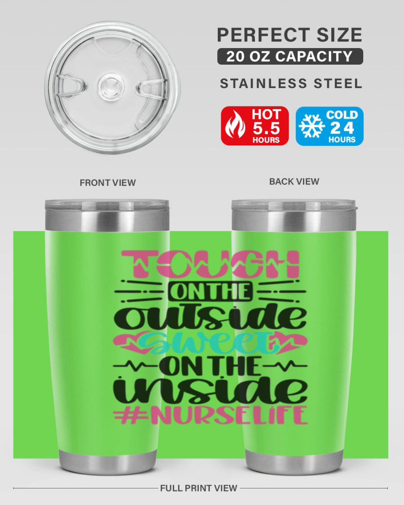 Tough On The Outside Style Style 15#- nurse- tumbler