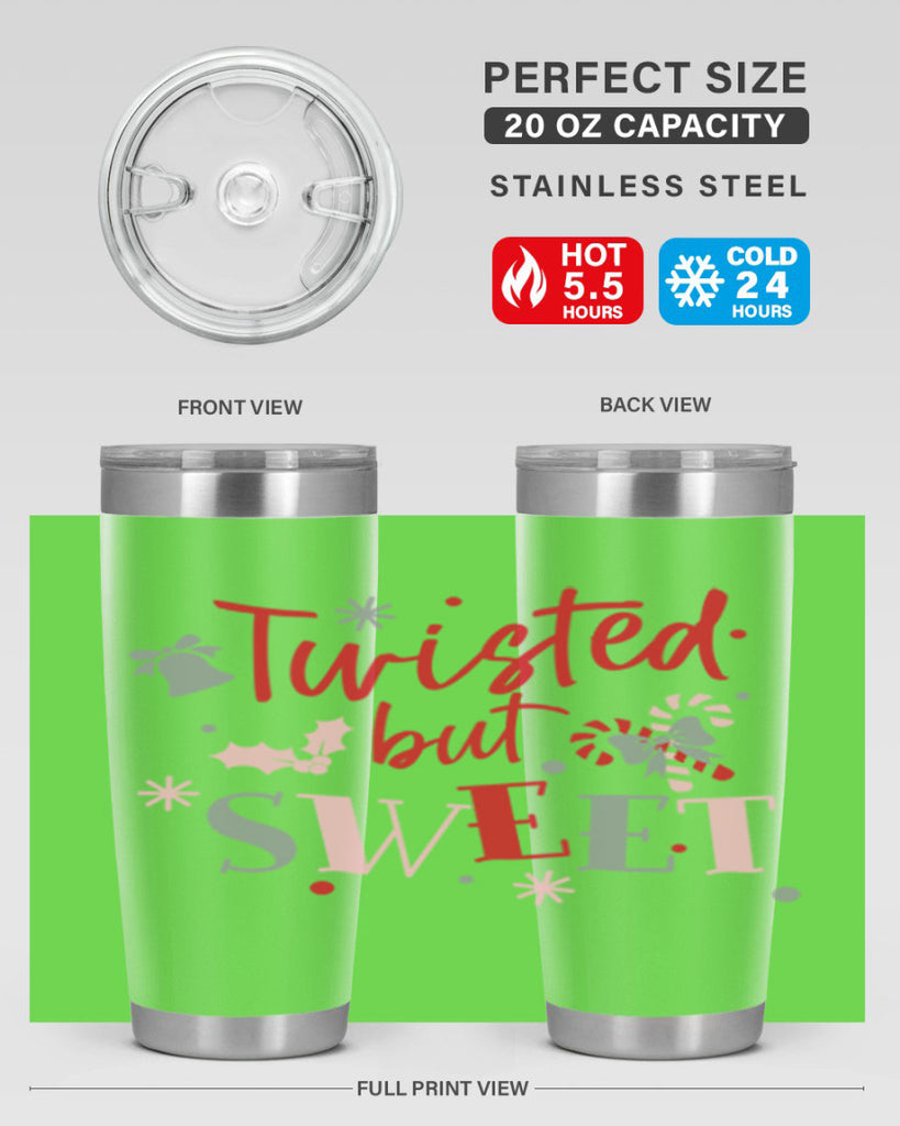 Twisted but sweet 424#- winter- Tumbler