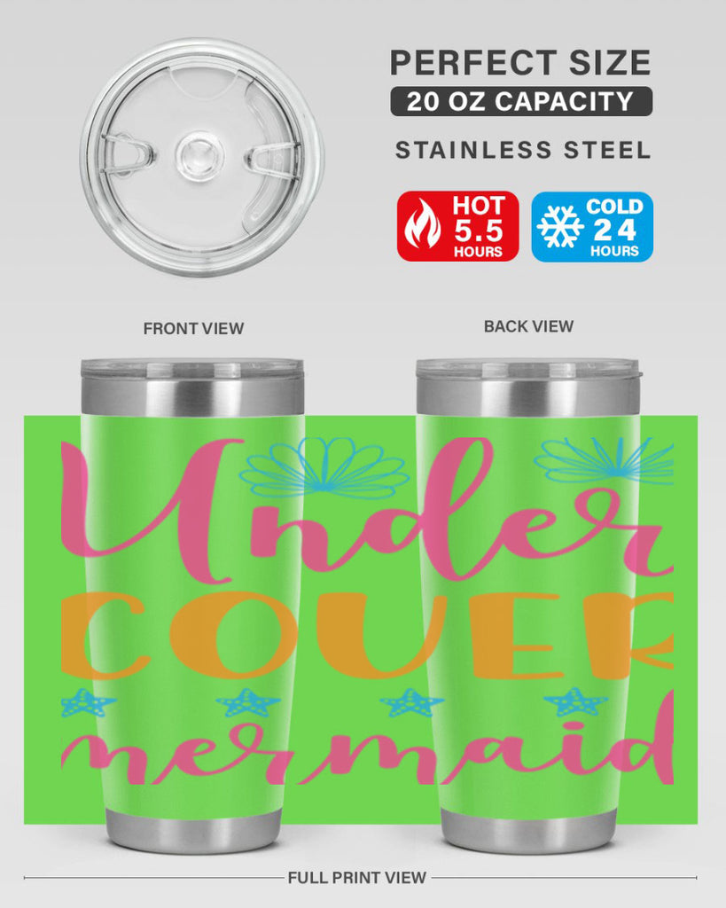 Under Cover Mermaid Design 653#- mermaid- Tumbler