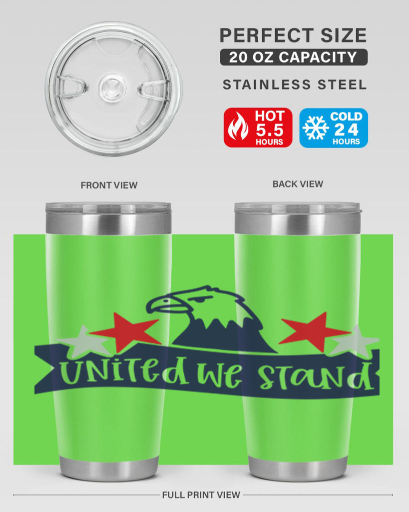 United We Stand Style 178#- Fourt Of July- Tumbler