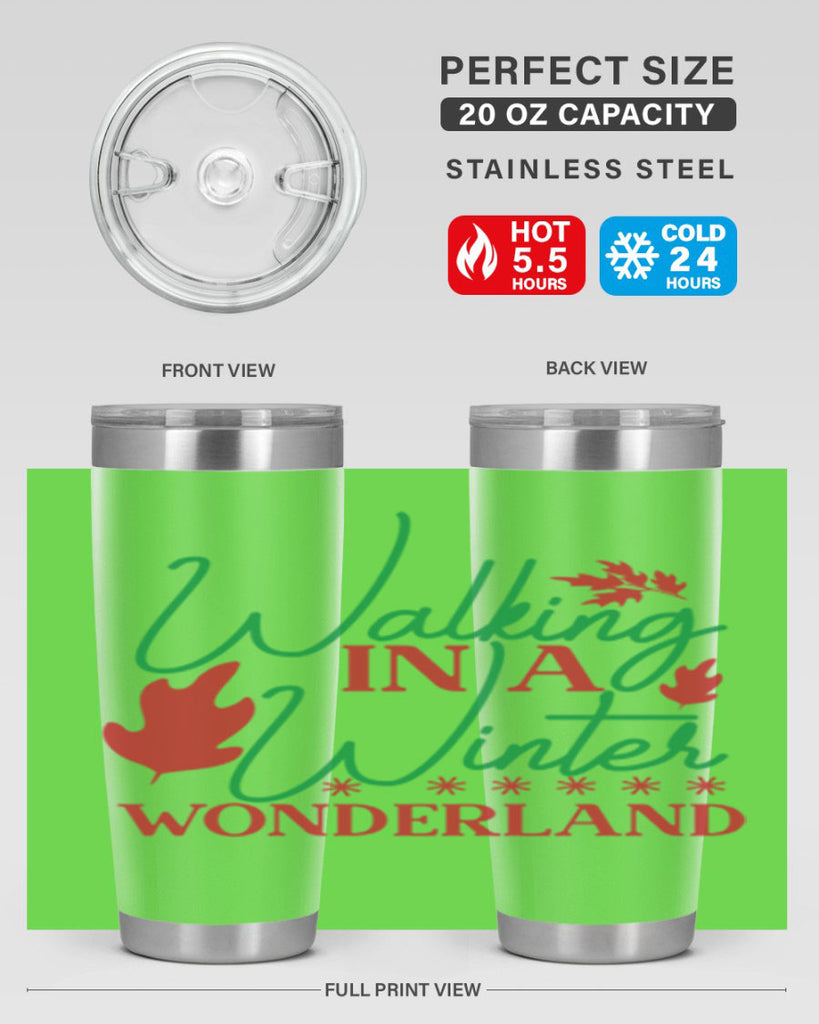 Walking In A Winter Wonderland 438#- winter- Tumbler