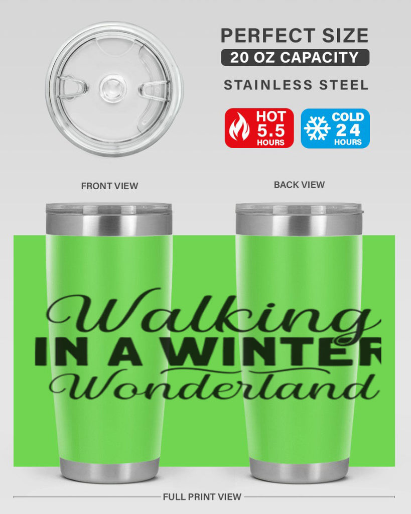 Walking in a Winter Wonderland 434#- winter- Tumbler