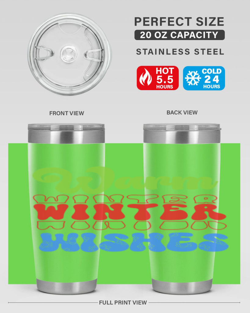 Warm winter wishes 458#- winter- Tumbler