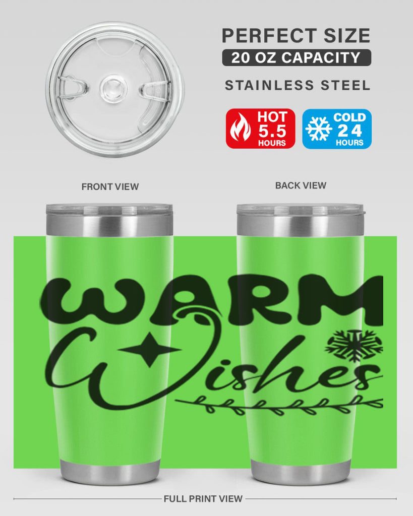Warm wishes 467#- winter- Tumbler