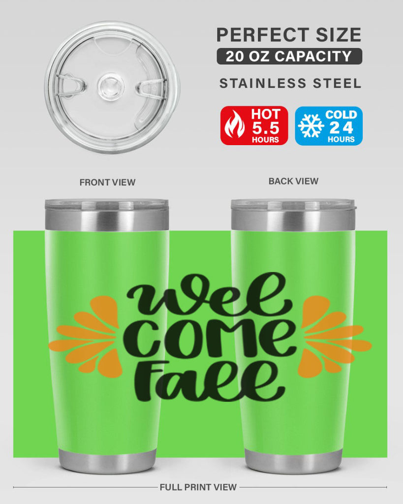 Welcome Fall 516#- fall- Tumbler