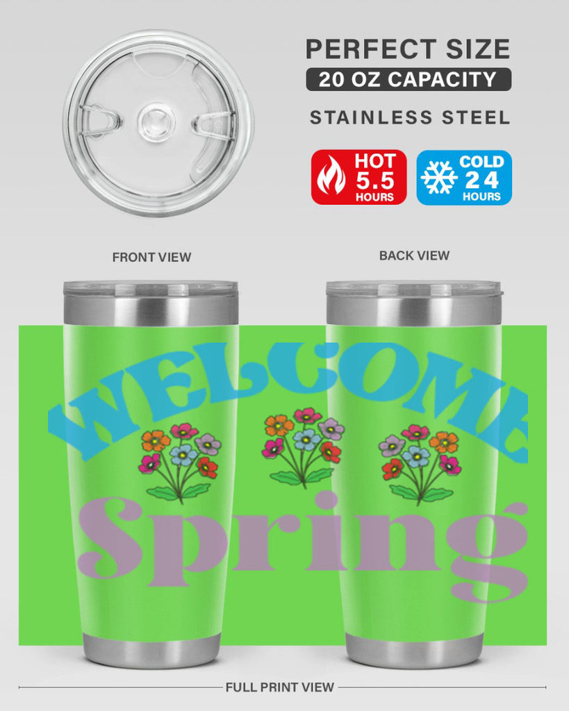 Welcome Spring  600#- spring- Tumbler