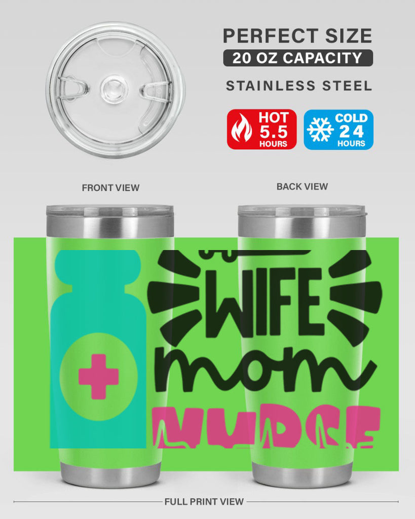 Wife Mom Nurse Style Style 10#- nurse- tumbler