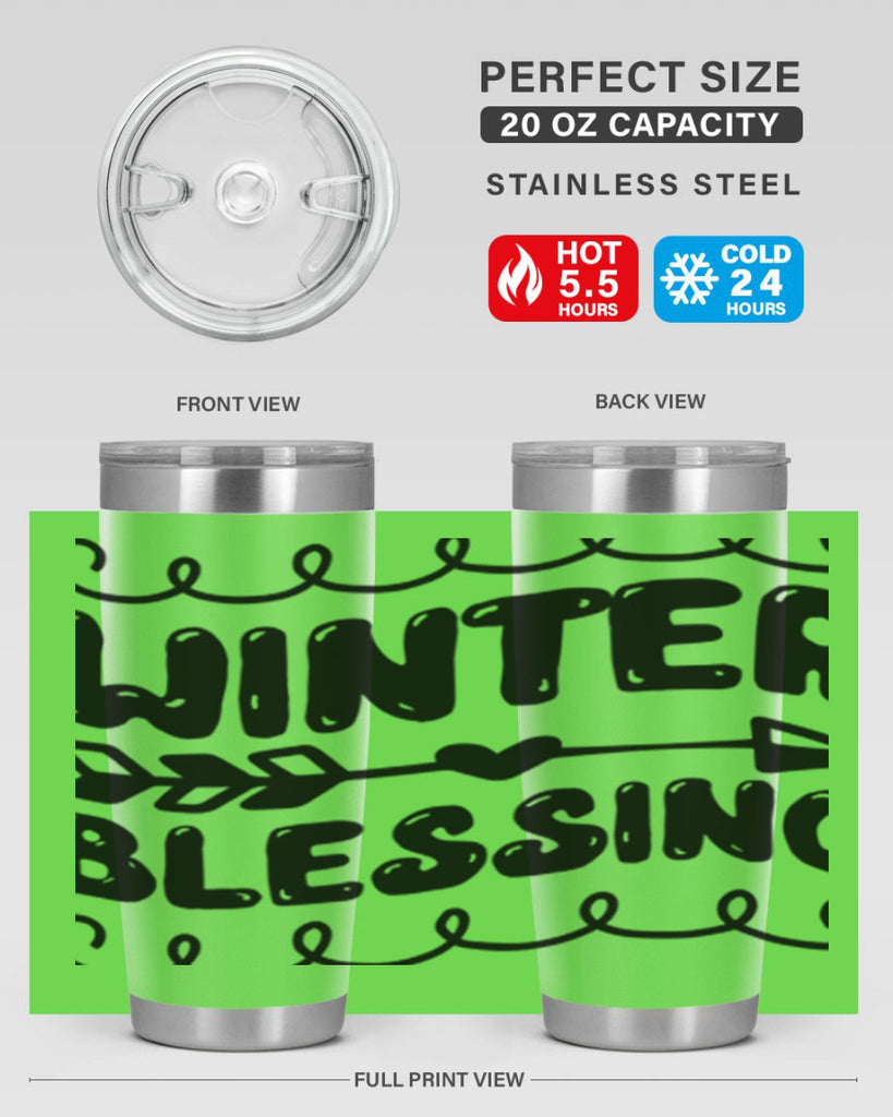 Winter Blessing 545#- winter- Tumbler