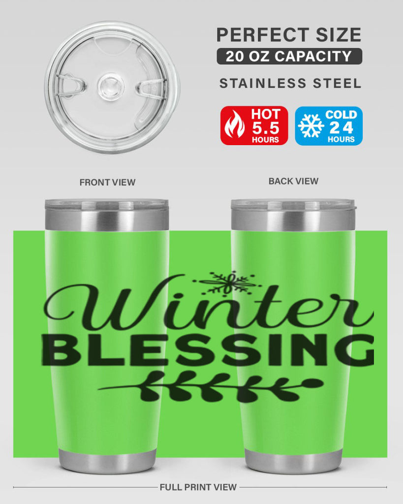 Winter Blessing488#- winter- Tumbler