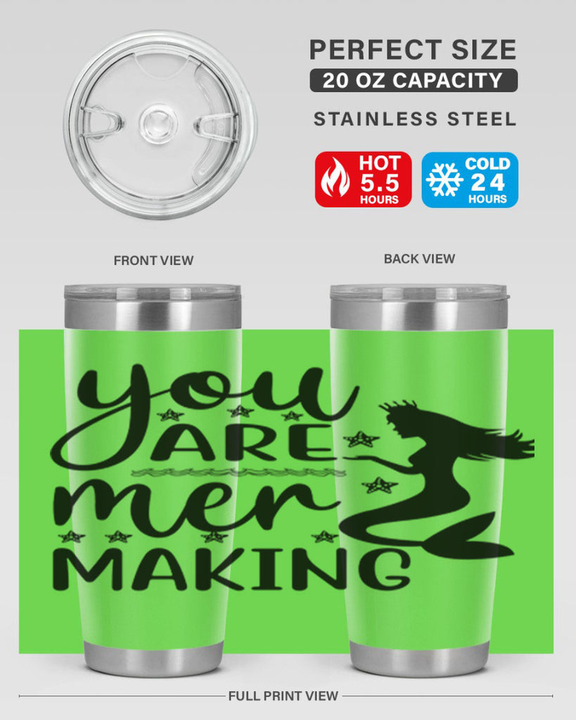 You are mer making 684#- mermaid- Tumbler
