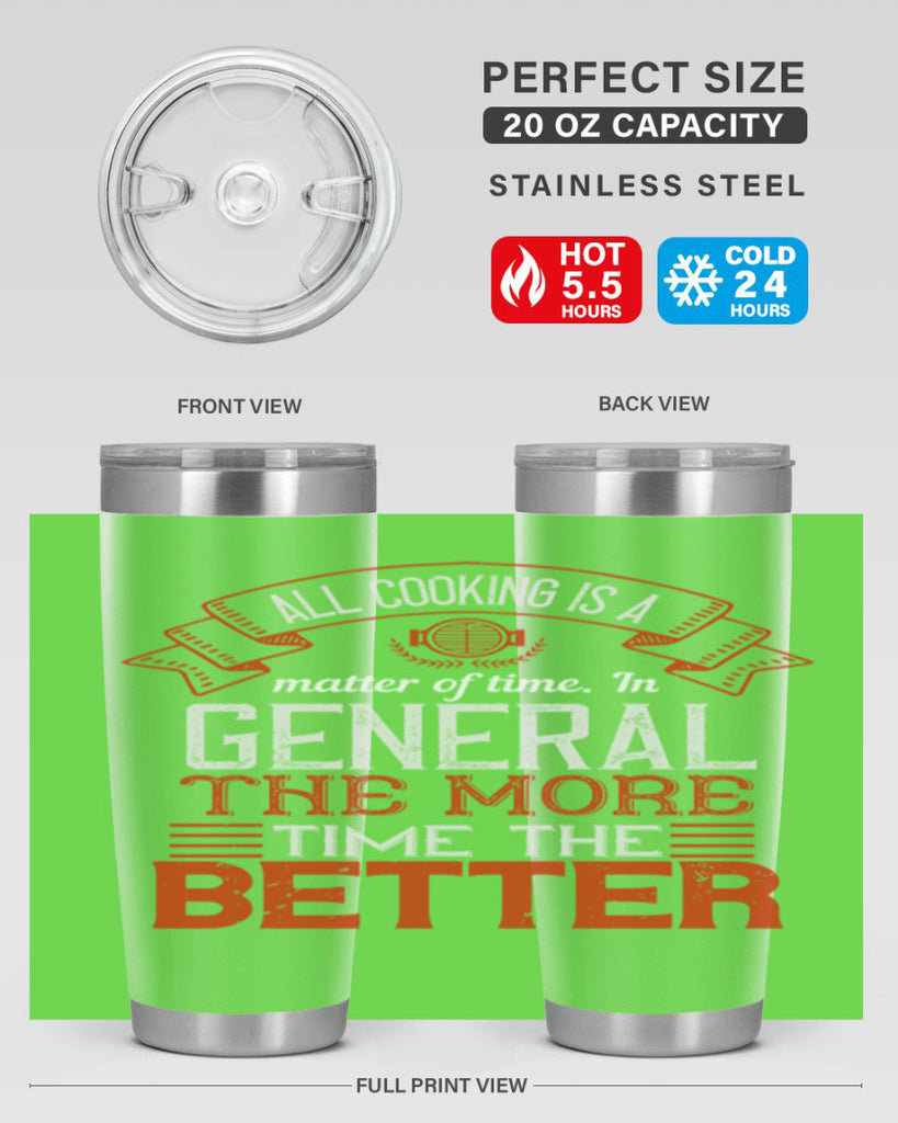 all cooking is a matter of time in general the more time the better 39#- cooking- Tumbler