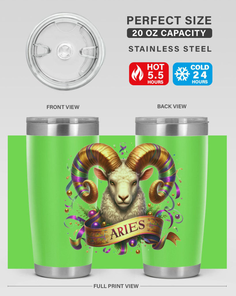 aries 136#- zodiac- Tumbler