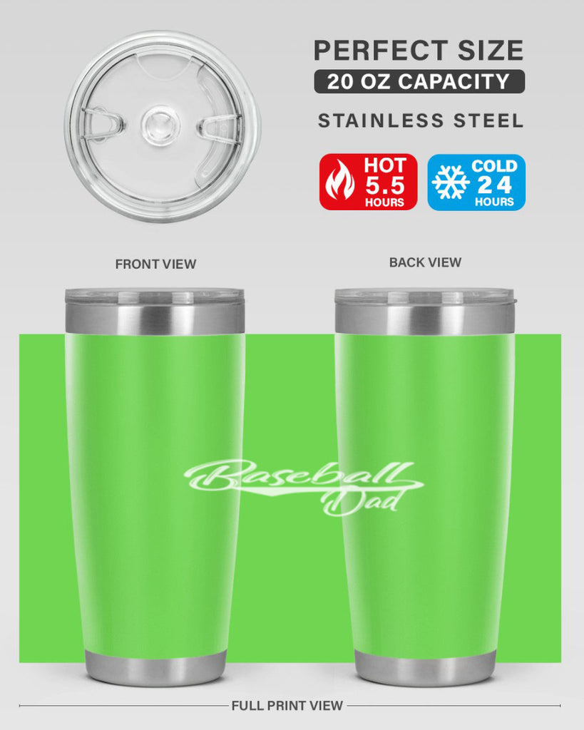 baseball dadk 49#- dad- Tumbler