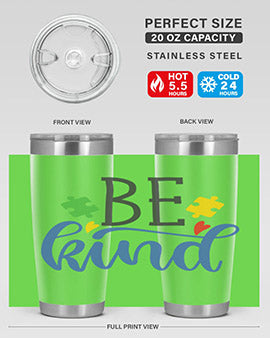 be kind Style 8#- autism- Tumbler