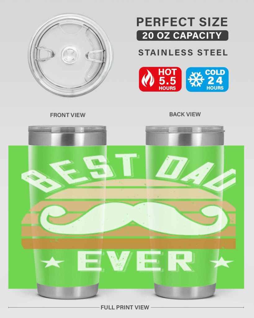 best dad ever 124#- fathers day- Tumbler