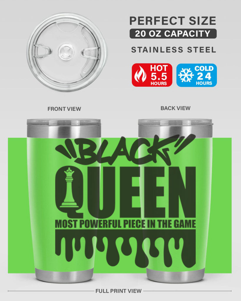 black queen 213#- black words phrases- Cotton Tank