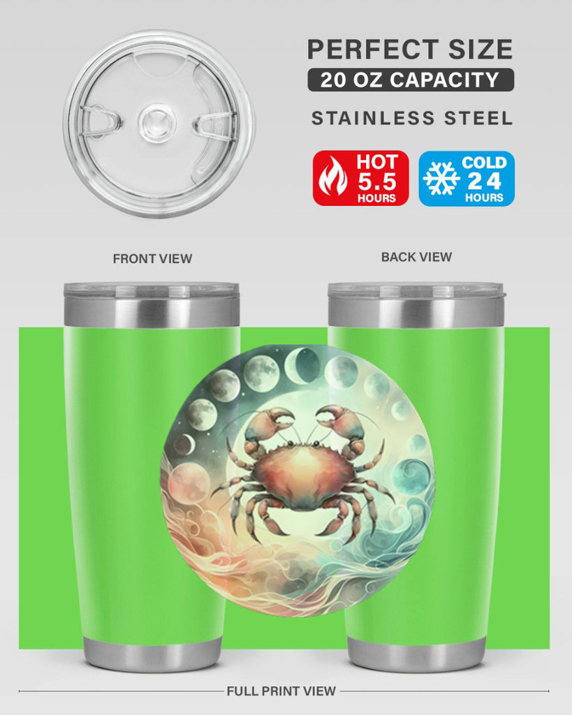 cancer 167#- zodiac- Tumbler