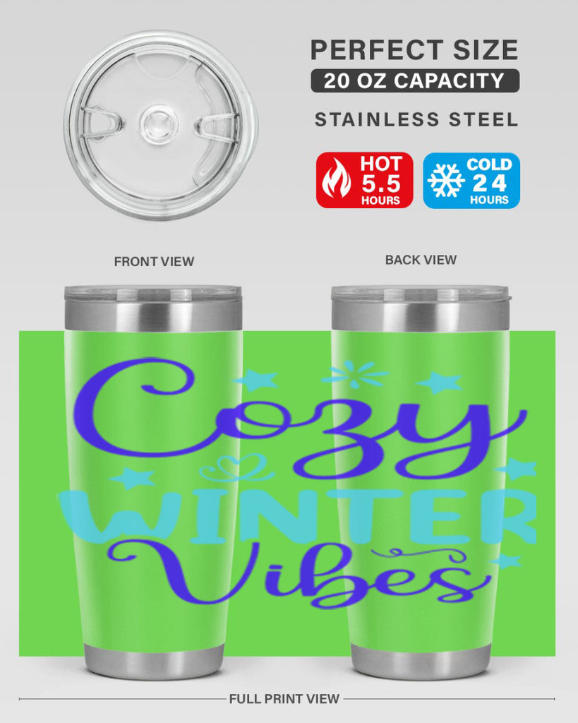 cozy winter vibes 66#- winter- Tumbler