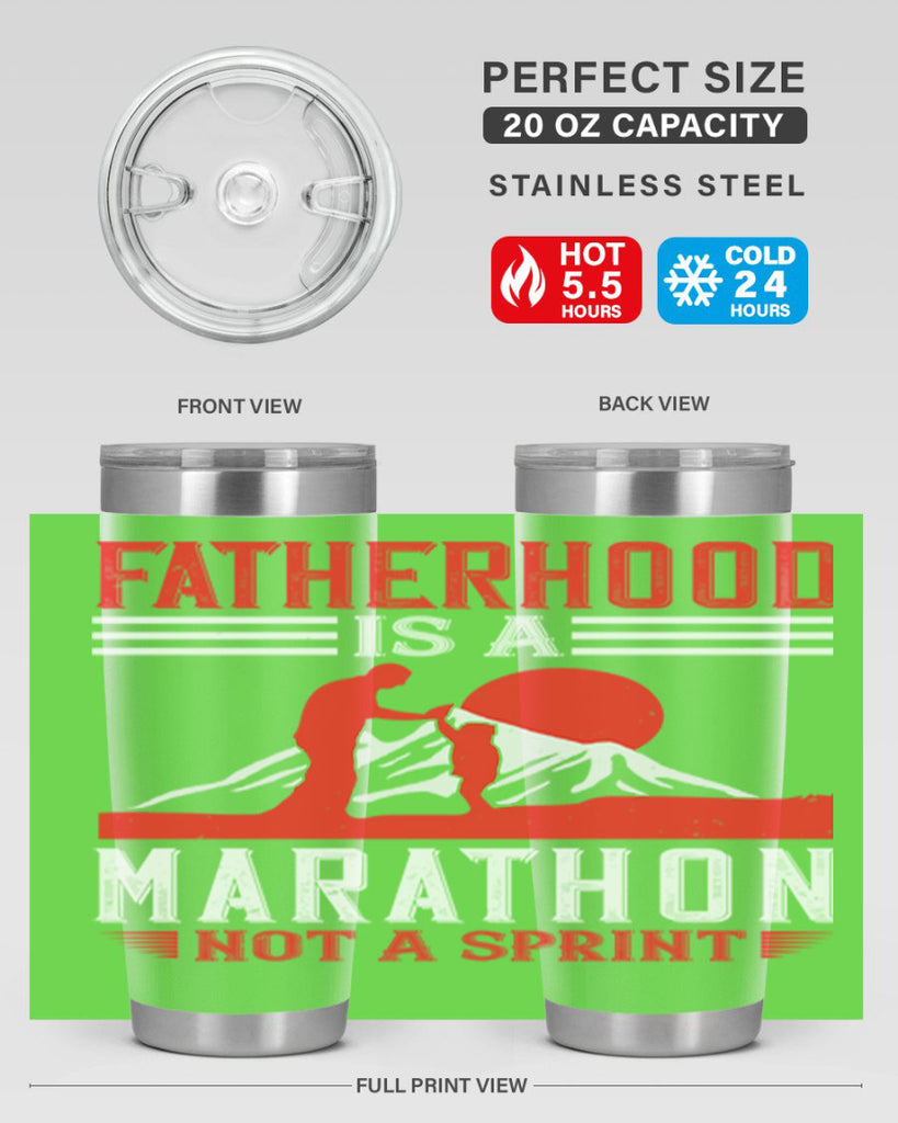 fatherhood is a marathon not a sprint 261#- fathers day- Tumbler