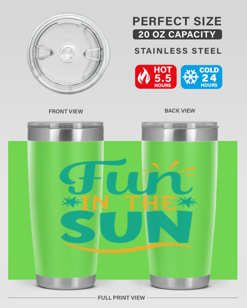 fun in the sun Style 103#- summer- Tumbler