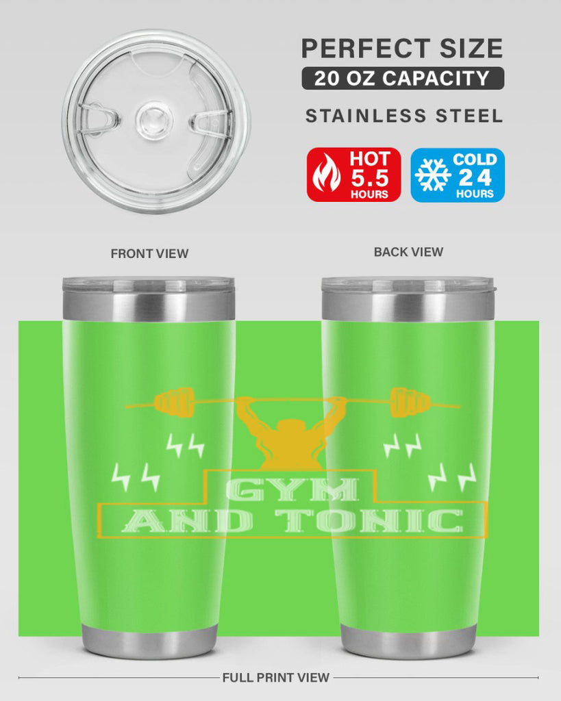 gym and tonic 100#- gym- Tumbler
