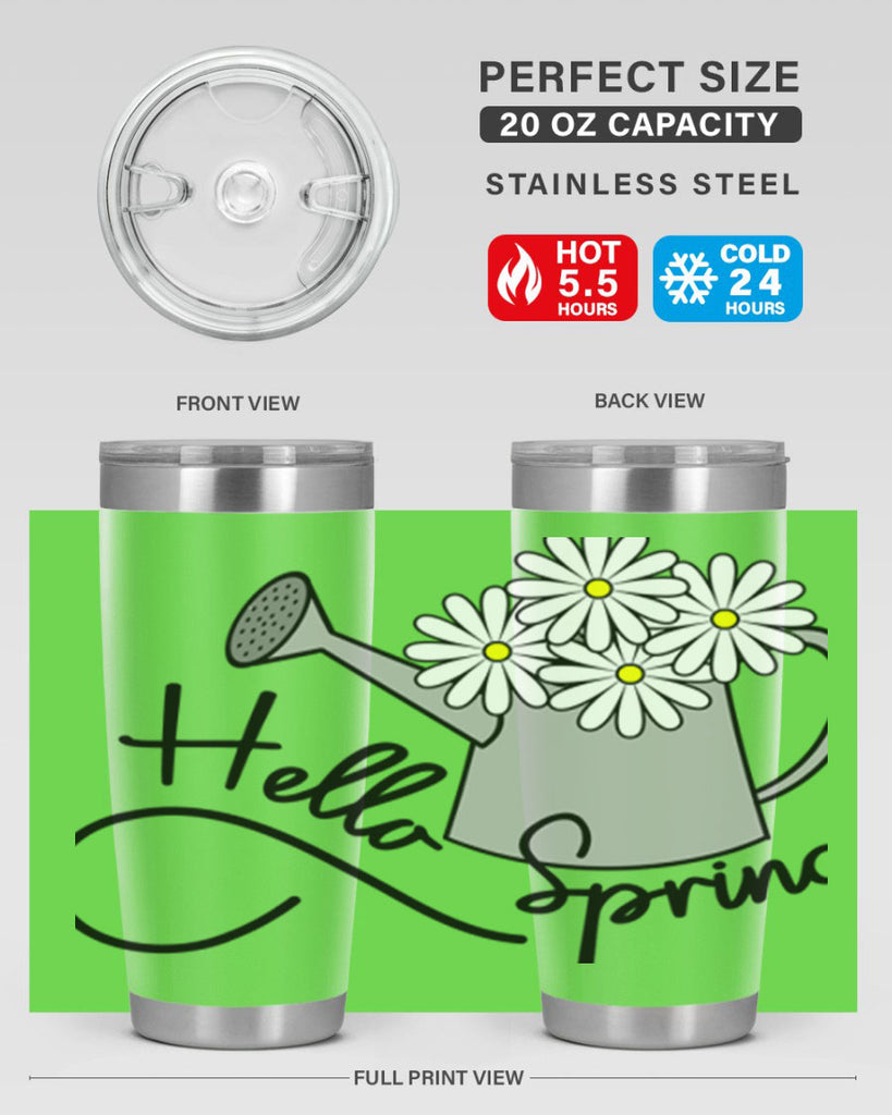 hello spring watering can208#- spring- Tumbler