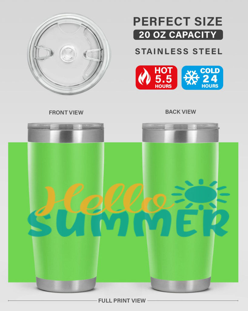 hello summer Style 98#- summer- Tumbler