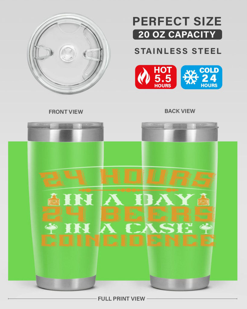 hours in a day beers in a case coincidence 56#- drinking- Tumbler