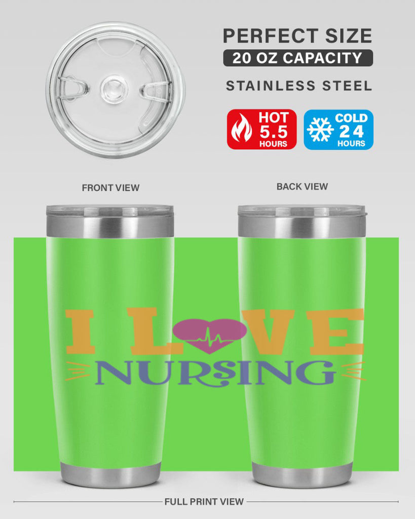 i love nursing Style Style 173#- nurse- tumbler