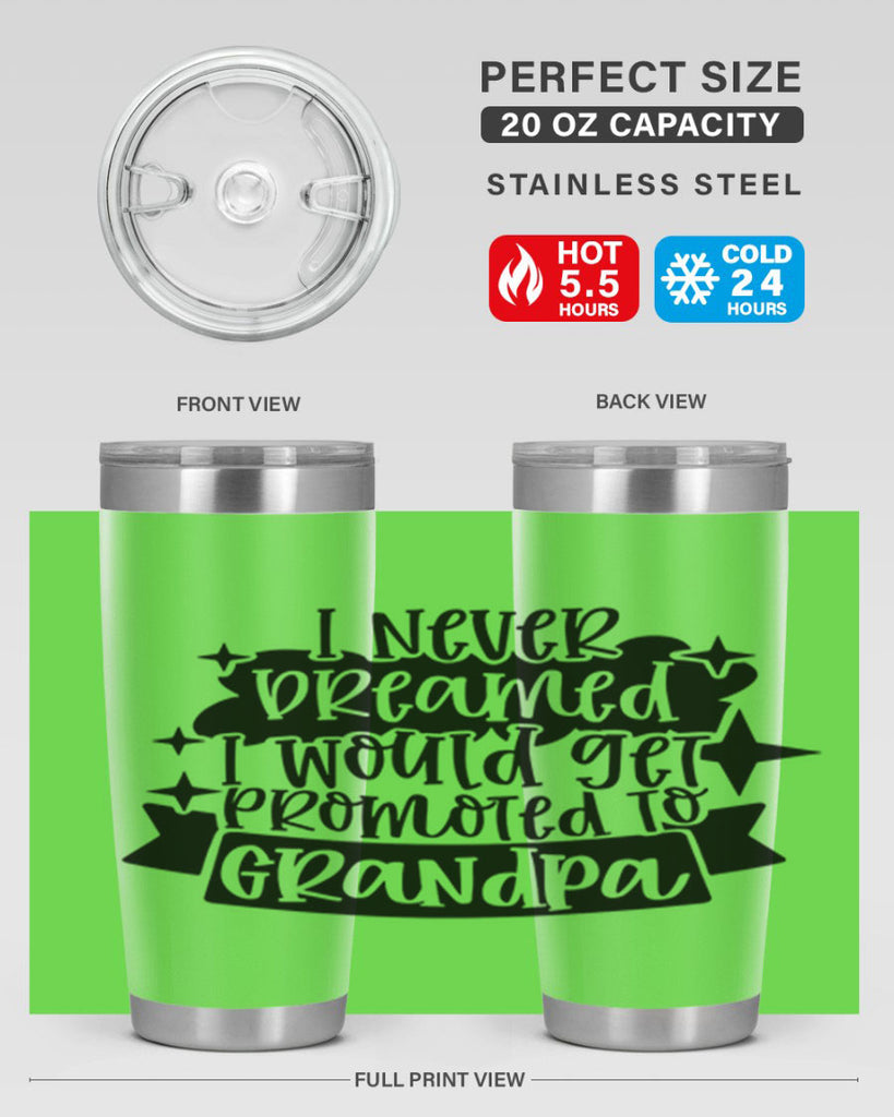 i never dreamed i would get promoted 37#- fathers day- Tumbler