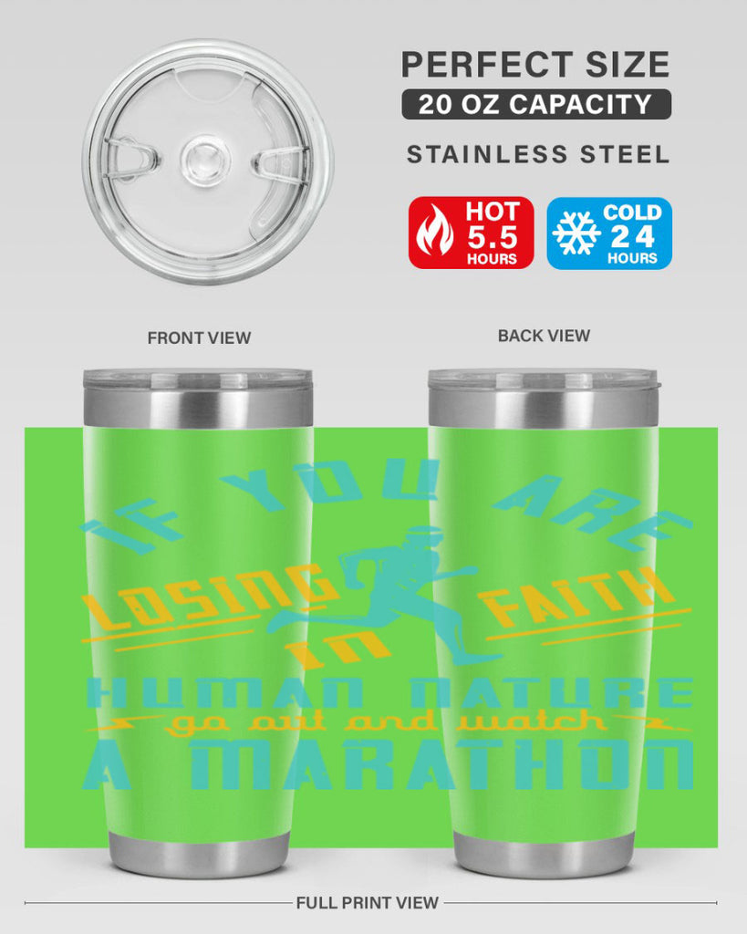 if you are losing faith in human nature go out and watch a marathon 37#- running- Tumbler