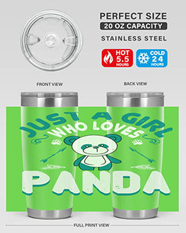 just a girl who loves panda 21#- Bears- Tumbler