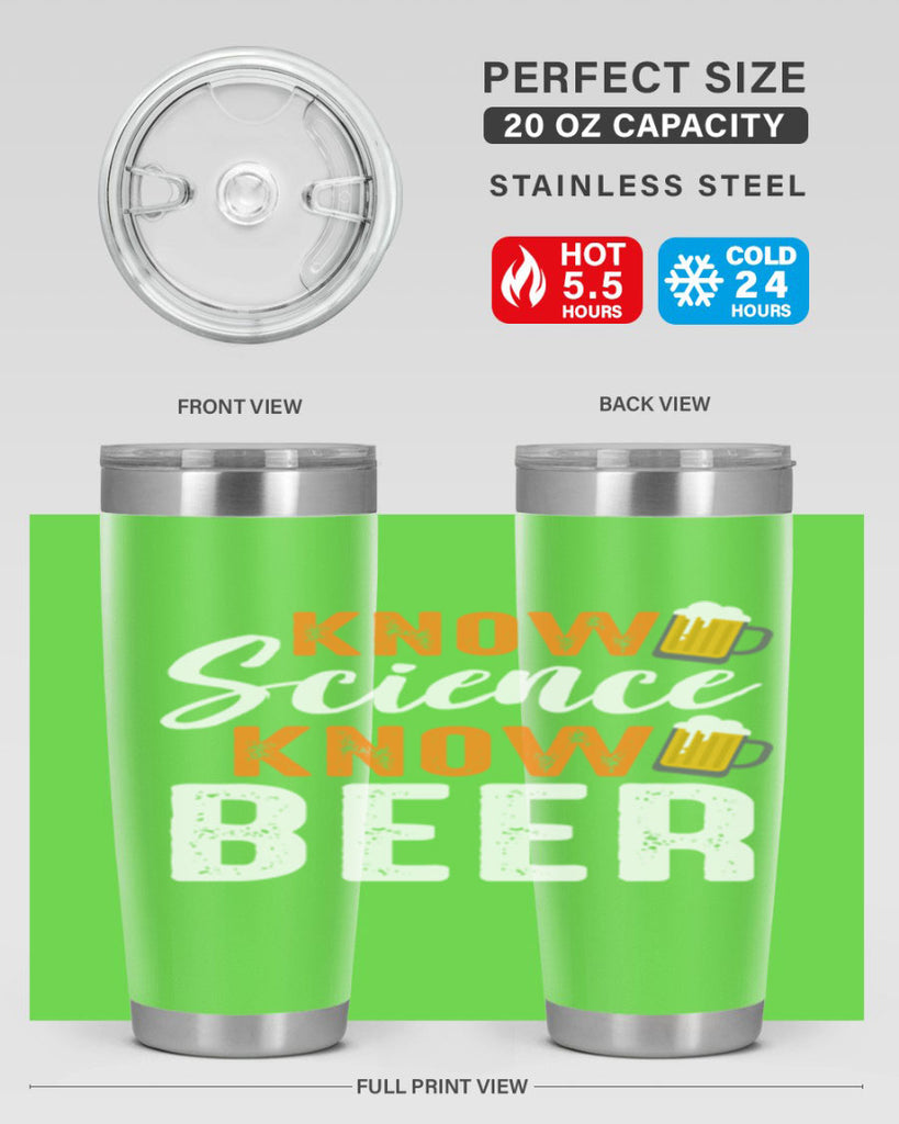 know science know beer 148#- beer- Tumbler