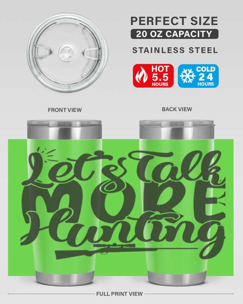lets talk more hunting 6#- hunting- Tumbler
