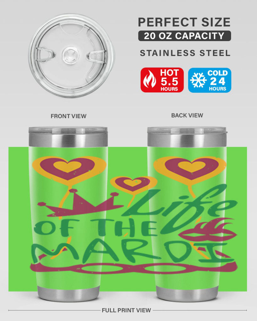 life of the mardi 49#- mardi gras- Tumbler