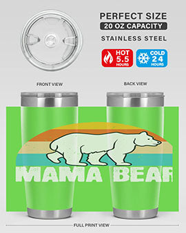 mama bear 24#- Bears- Tumbler