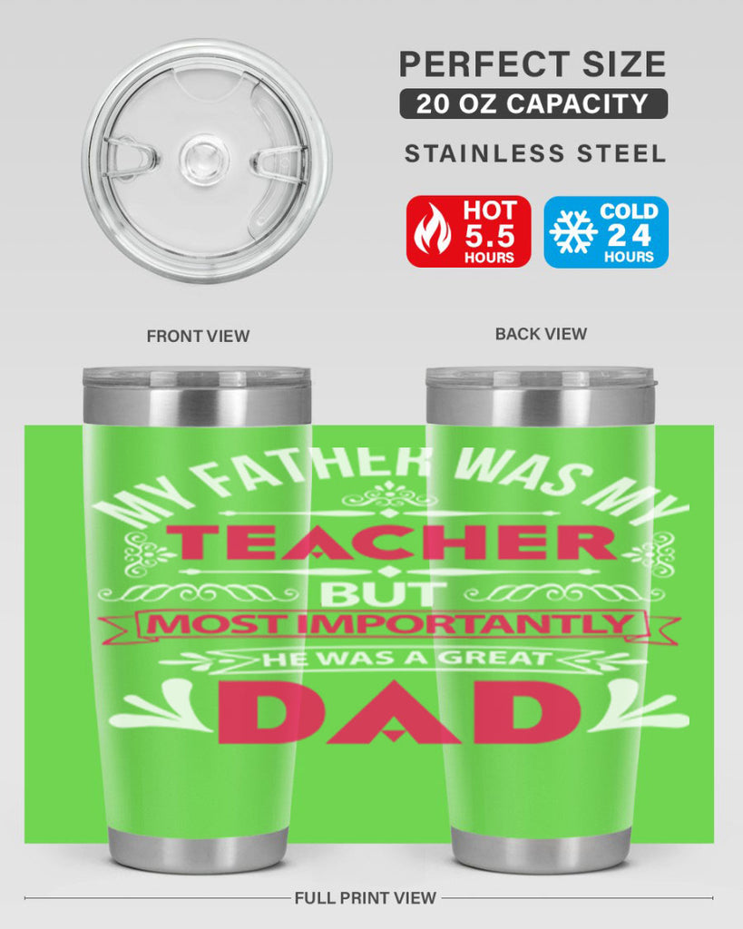 my father was my 251#- fathers day- Tumbler