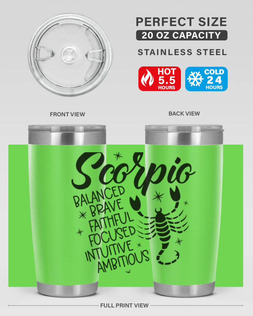 scorpio 436#- zodiac- Tumbler