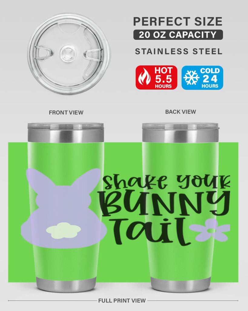 shake your bunny tail 12#- easter- Tumbler