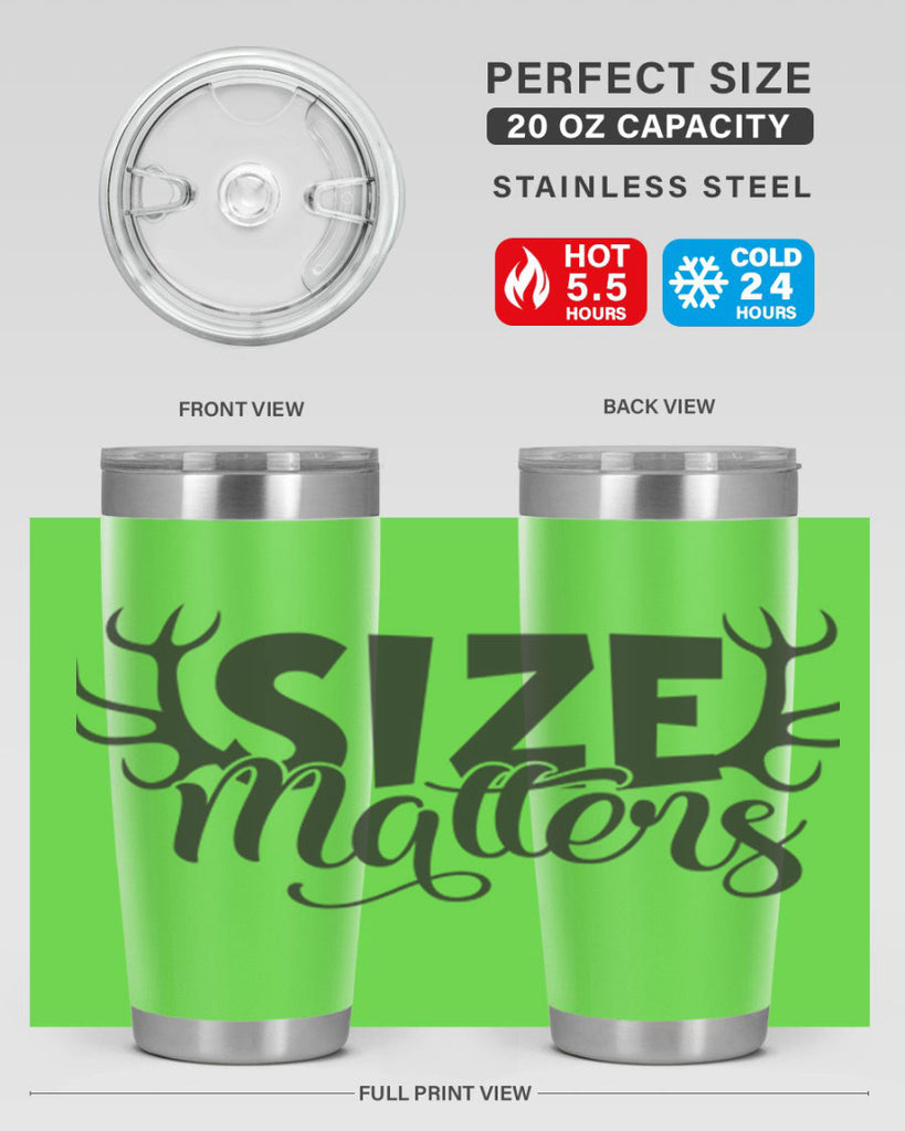 size matters 2#- hunting- Tumbler