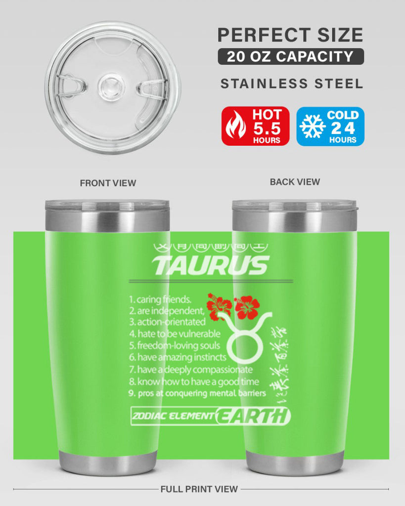 taurus 518#- zodiac- Tumbler
