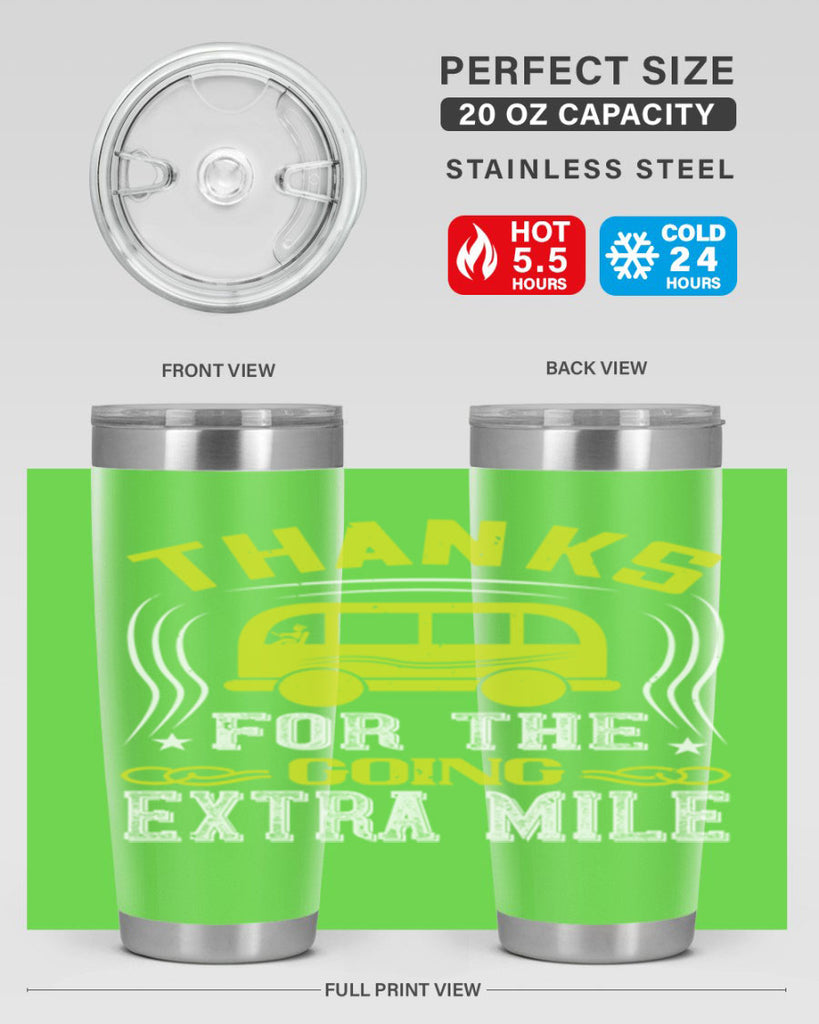 thanks for the going extra mile Style 14#- bus driver- tumbler