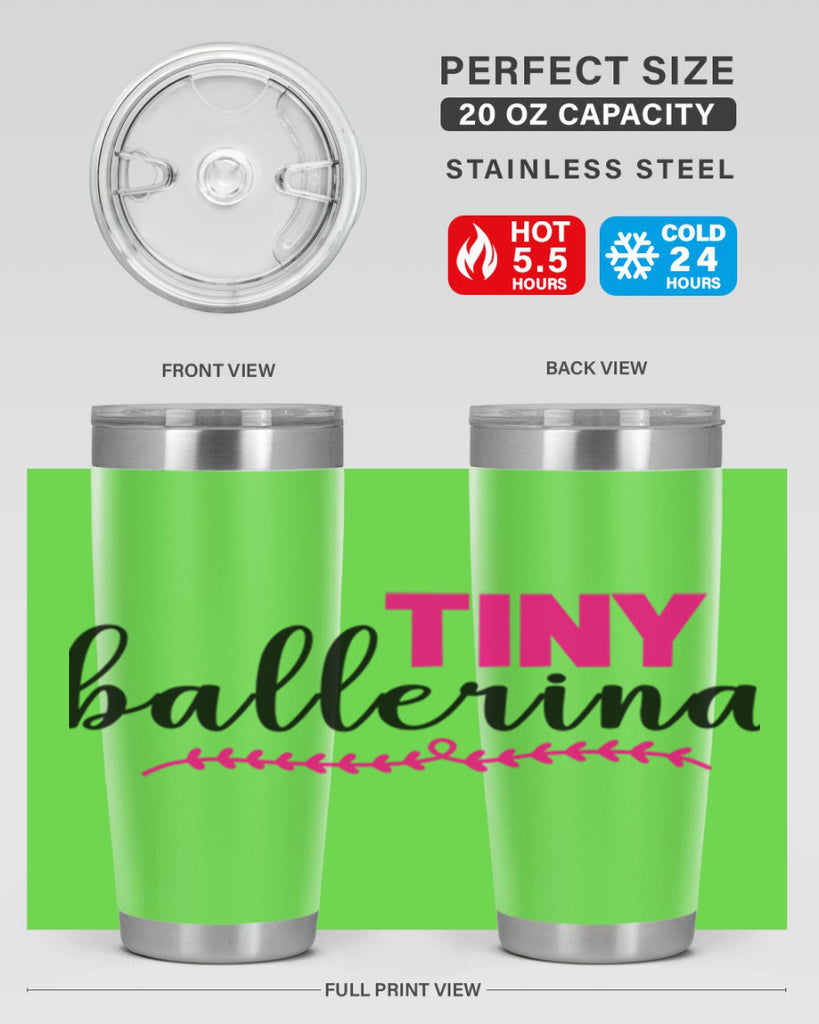 tiny ballerina 87#- ballet- Tumbler